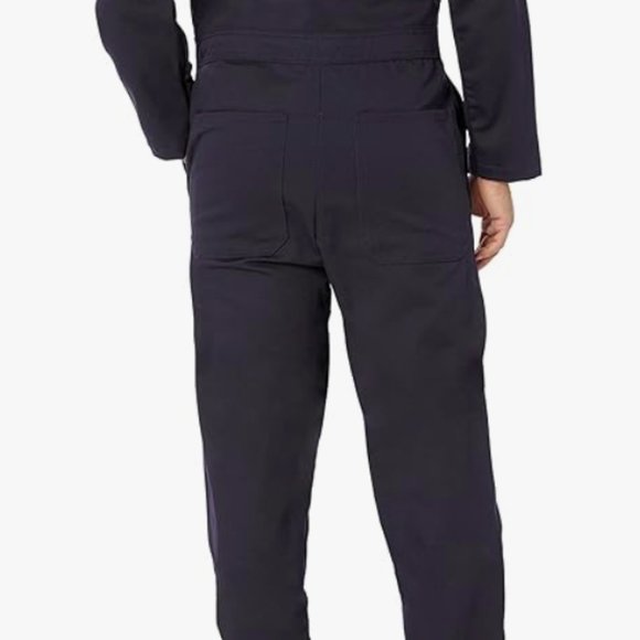 NEW Bulwark Flame Resistant Twill Cotton Coverall with Hemmed Sleeve Sz40 - Picture 4 of 4